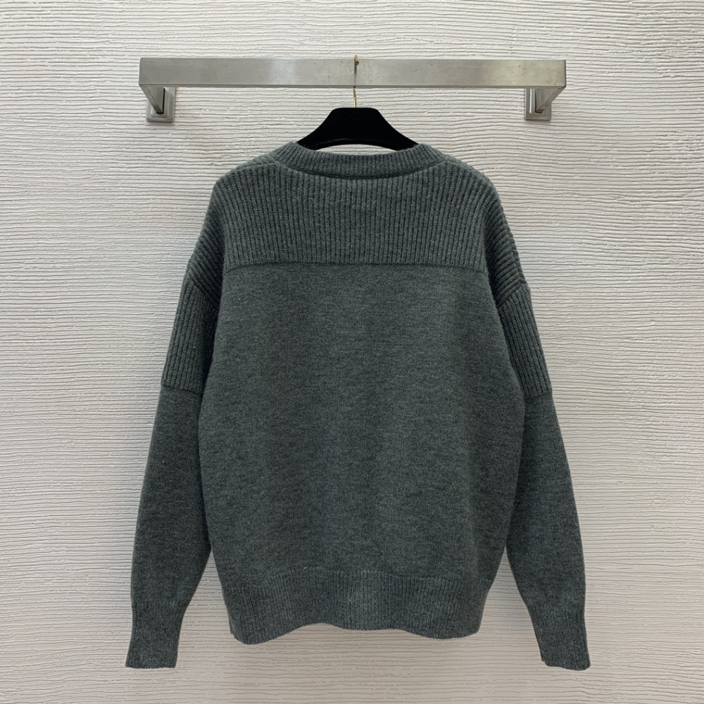 Chanel Round Neck Long Sleeve Knit Cardigan Jacket